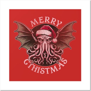 Merry Cthistmas Cthulhu Christmas Posters and Art